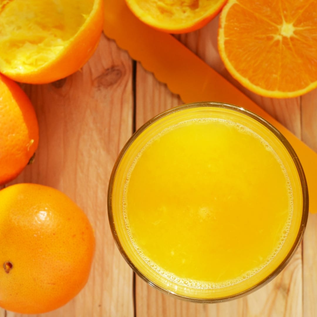 succo di arancia